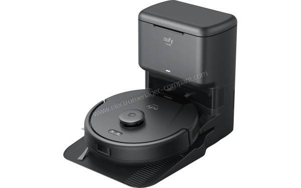 EUFY L60 Station Noir - Vue 3/4 droite sur la station de chargement