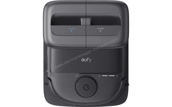 EUFY Omni C28 Noir - Vue de dessus sur la station de chargement