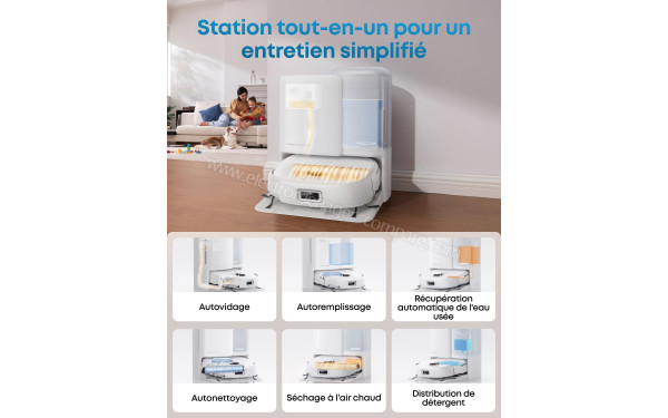 EUFY Omni E25 Blanc - Station tout-en-un