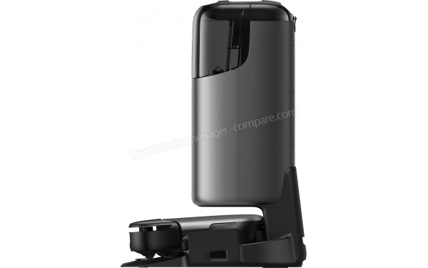 EUFY Omni S1 Pro Noir - Vue de profil sur la station de chargement