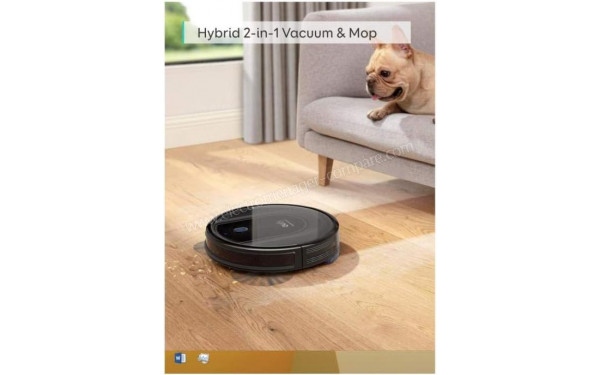 EUFY RoboVac G10 Hybrid Noir - Mise en situation