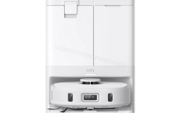 EUFY X10 Pro Omni Blanc - Vue de face sur la station de chargement