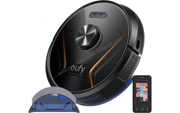 EUFY X8 Hybrid Noir - Vue 3/4 droite