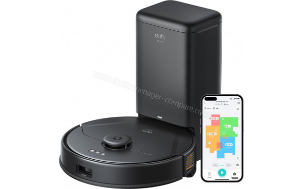 EUFY X8 Pro Station Noir - Vue d'ensemble