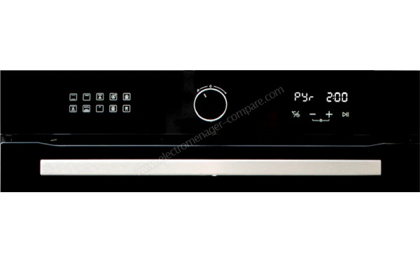 EVVO H30 Pyro Noir - Panneau de commandes