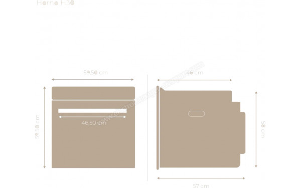 EVVO H30 Pyro Noir - Dimensions