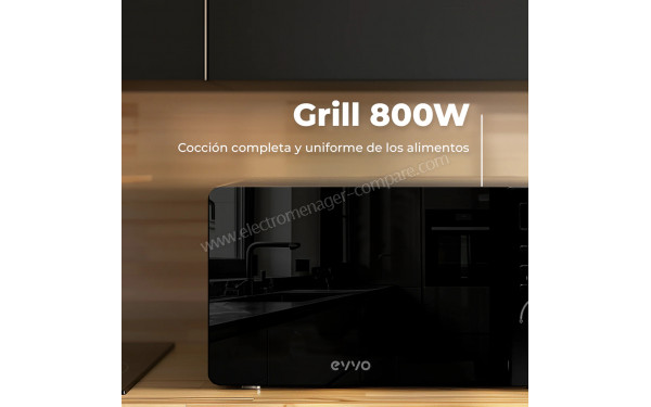 EVVO Mi30 Noir - Puissance de cuisson
