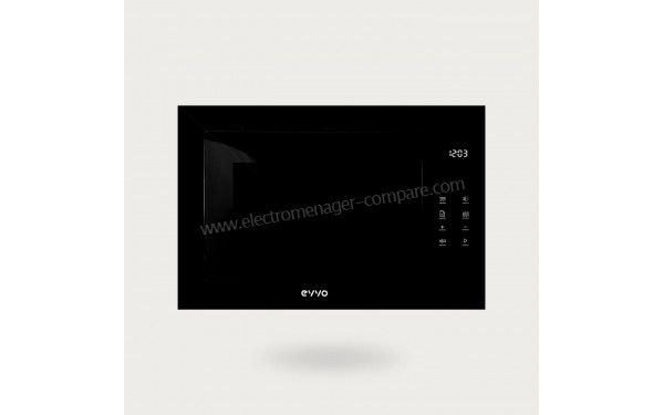 EVVO Mi45 Glass Noir - Vue de face