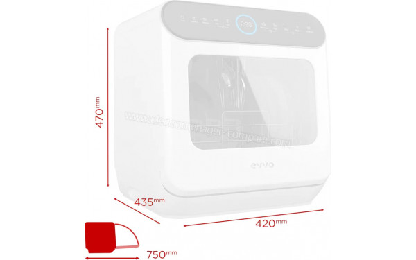 EVVO Mini D Trip 2 - Dimensions