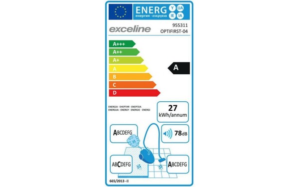 EXCELINE OPTIFIRST-04 - &Eacute;tiquette &eacute;nergie