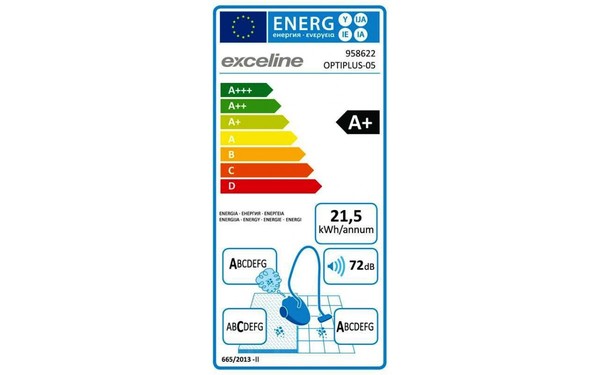 EXCELINE OPTIPLUS-05 - &Eacute;tiquette &eacute;nergie