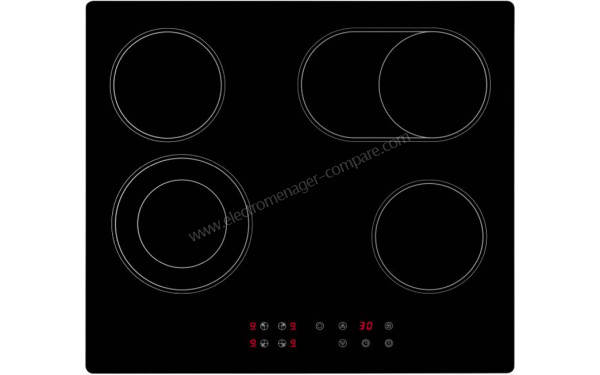 EXQUISIT EKC 601-2.1 BZ - Vue du dessus