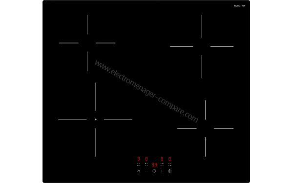EXQUISIT EKI 600-19 - Vue du dessus