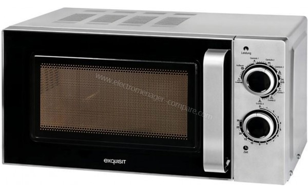 EXQUISIT MW720-7 argent - Vue 3/4 droite