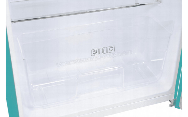 EXQUISIT RKS100-V-H-160F Bleu Pigeon - Bac fra&icirc;cheur