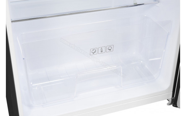 EXQUISIT RKS100-V-H-160F Noir - Bac fra&icirc;cheur