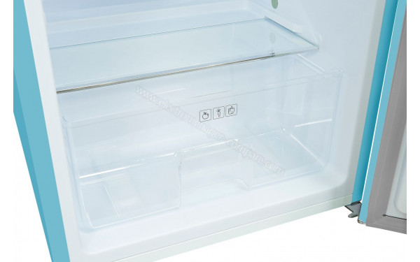 EXQUISIT RKS120-V-H-160F Bleu Pigeon - Bac fra&icirc;cheur