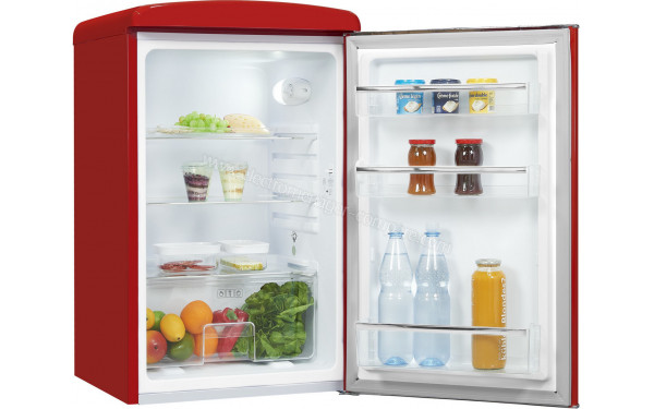 EXQUISIT RKS120-V-H-160F Rouge - Vue de l'int&eacute;rieur