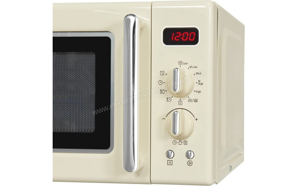 EXQUISIT RMW720-3GDIG Cr&egrave;me - Panneau de commandes