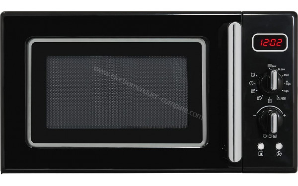 EXQUISIT RMW720-3GDIG Noir - Vue de face