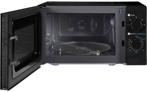 EXQUISIT WP 700 J17-3 Noir - Vue de l'int&eacute;rieur