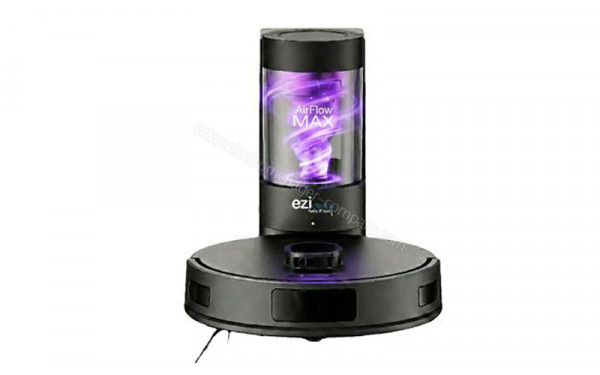 EZICLEAN AirFlow Max - Vue de face sur la station de chargement