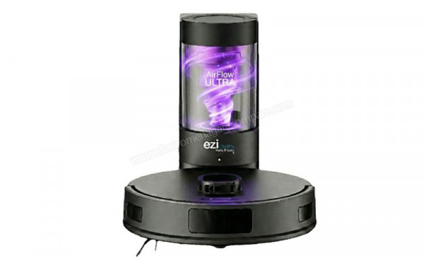 EZICLEAN AirFlow Ultra - Vue de face sur la station de chargement
