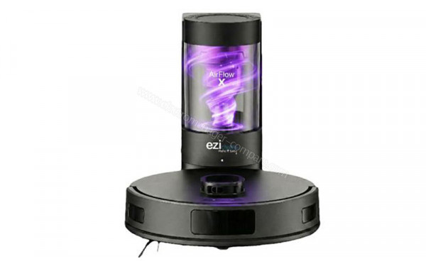 EZICLEAN AirFlow X - Vue de face avec station de chargement