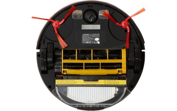 E ZICOM e.ziclean BOT PETS - Vue du dessous (cr&eacute;dit : Boulanger)