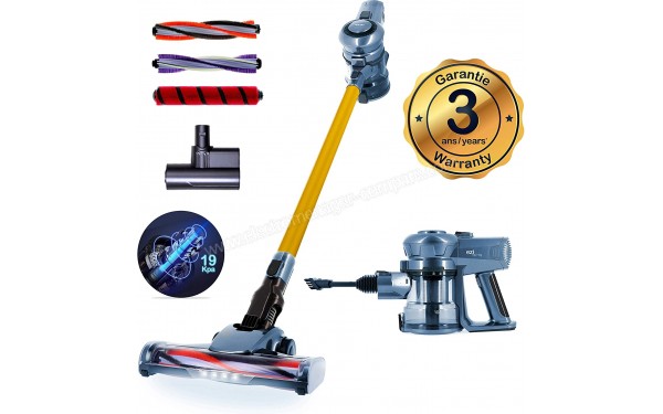 E ZICOM EZIclean Cyclomax ultimate Xpert EDITION GOLD - Vue 3/4 droite avec accessoires