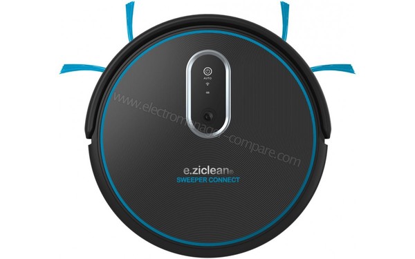 E ZICOM e.ziclean Sweeper Connect - Vue du dessus (cr&eacute;dit : Boulanger)
