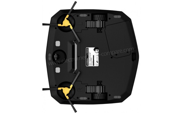 E ZICOM e.ziclean ULTRA SLIM BLACK V2 - Vue du dessous (cr&eacute;dit : Darty)