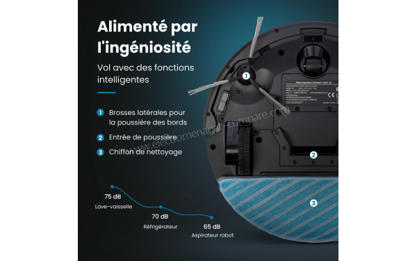 EZICLEAN I-Bot Z5 EVO - Vue du dessous