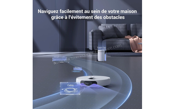EZVIZ RS2 Blanc - Evitement des obstacles