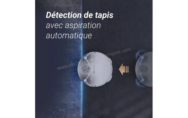 EZVIZ RS20 Max Blanc - D&eacute;tection des tapis