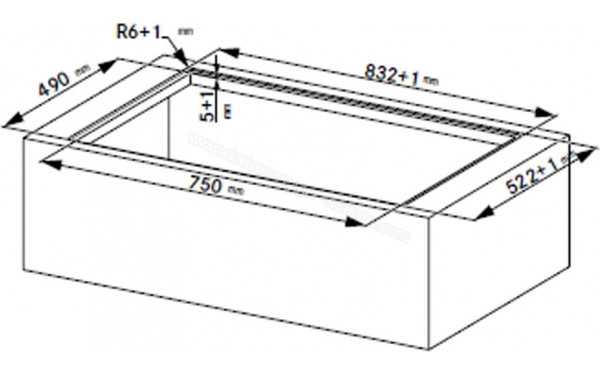 FABER Galileo Ring F 830 - Dimensions