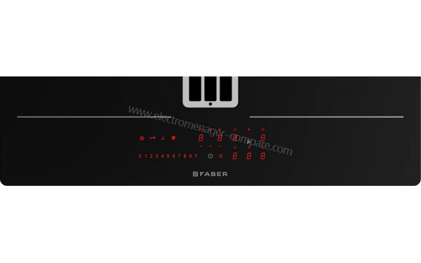FABER Galileo Slim F600 Noir - Panneau de commandes