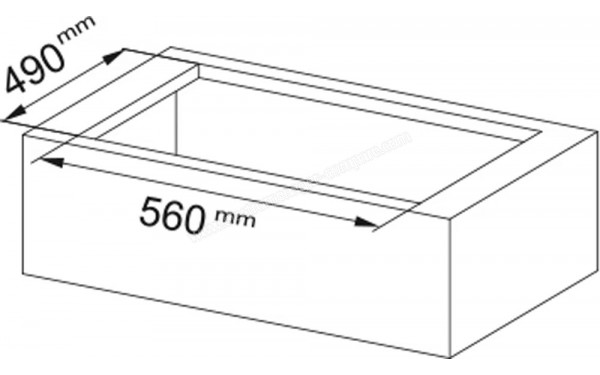 FABER Galileo Slim A600 Noir - Dimensions