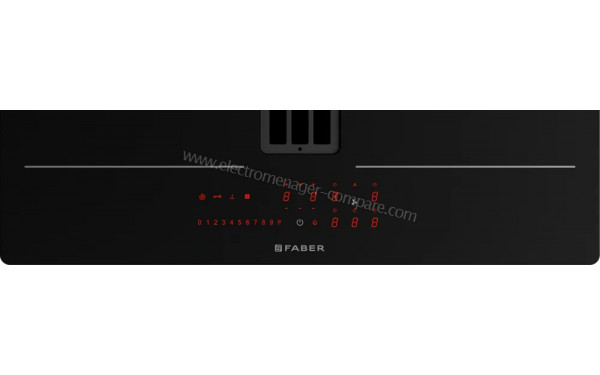 FABER Galileo Slim A600 Noir - Panneau de commandes