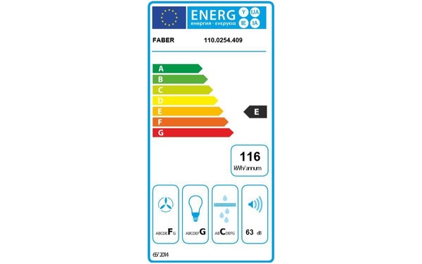FABER Prima Ilot 900 - &Eacute;tiquette &eacute;nergie
