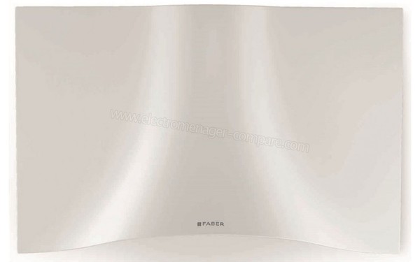 FABER Veil 900 Acier Blanc - Vue de face