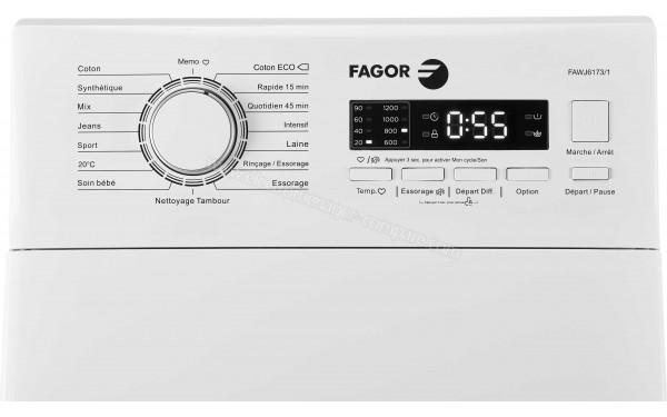 FAGOR FAWJ6173/1 - Panneau de commandes