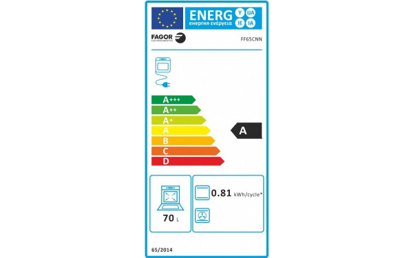 FAGOR FF65CNN - &Eacute;tiquette &eacute;nergie
