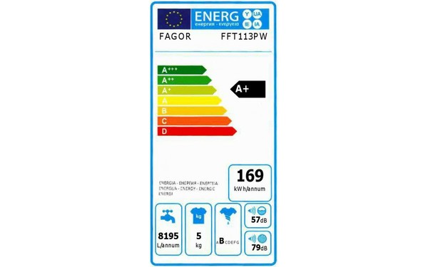 FAGOR FFT113PW - &Eacute;tiquette &eacute;nergie