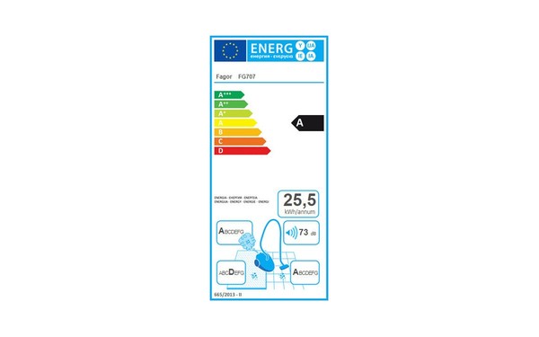 FAGOR FG707 - &Eacute;tiquette &eacute;nergie