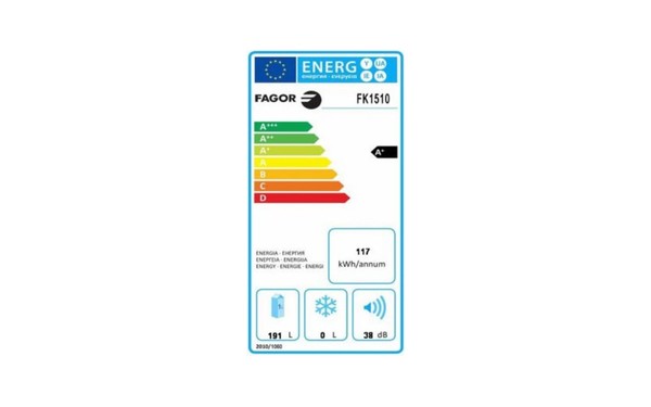 FAGOR FK1510 - &Eacute;tiquette &eacute;nergie