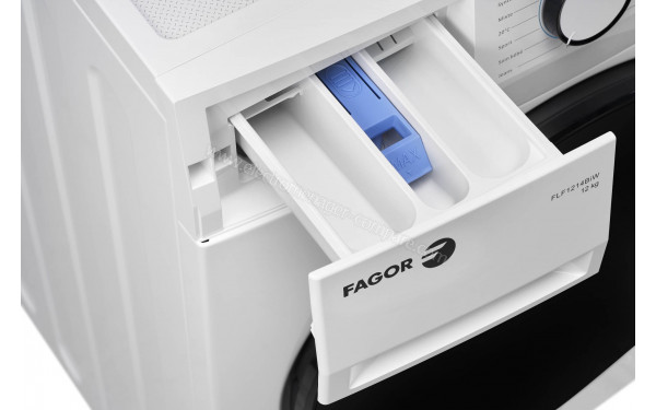 FAGOR FLF1214BIW - Zoom sur le tiroir lessiviel