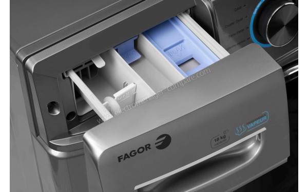 FAGOR FLF1810DIDS - Zoom sur le tiroir lessiviel