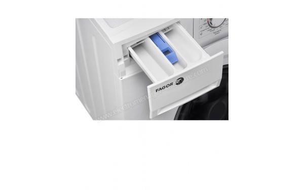 FAGOR FLF7012D - Zoom sur le tiroir lessiviel