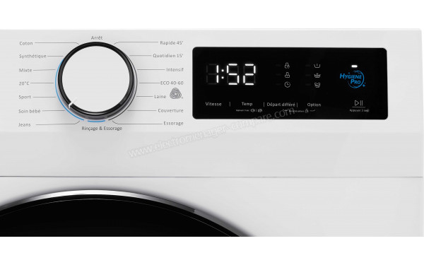 FAGOR FLF9014BIW - Vue des programmes